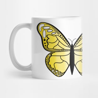 Yellow Butterfly Mug